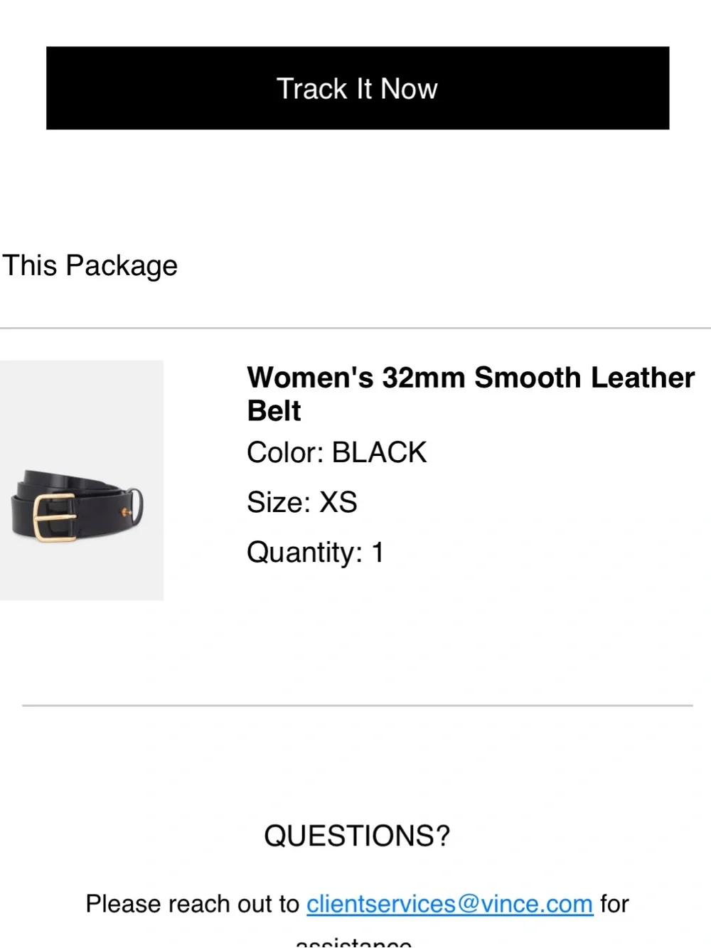 Women's 32mm Smooth Leather Belt